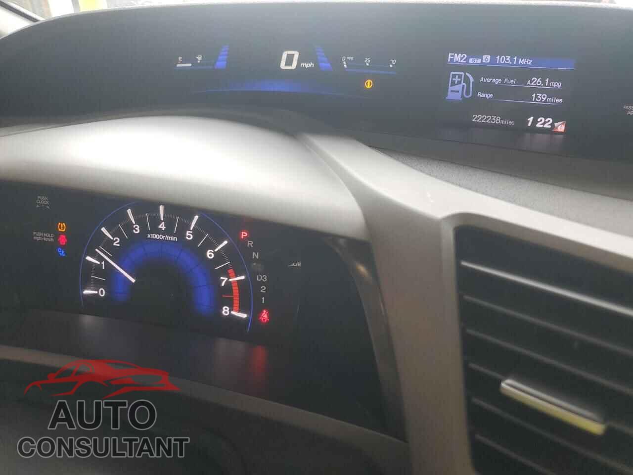 HONDA CIVIC 2012 - 2HGFB2F57CH333025