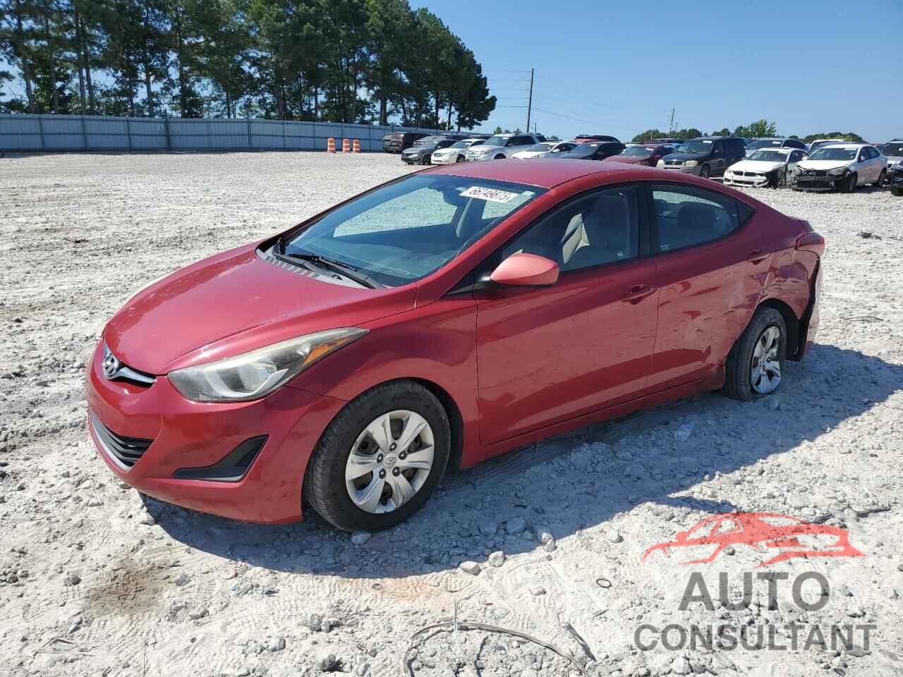 HYUNDAI ELANTRA 2016 - KMHDH4AE8GU524880
