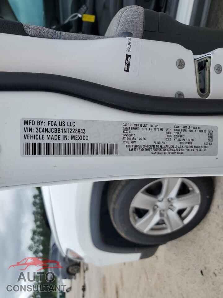JEEP COMPASS 2022 - 3C4NJCBB1NT228943