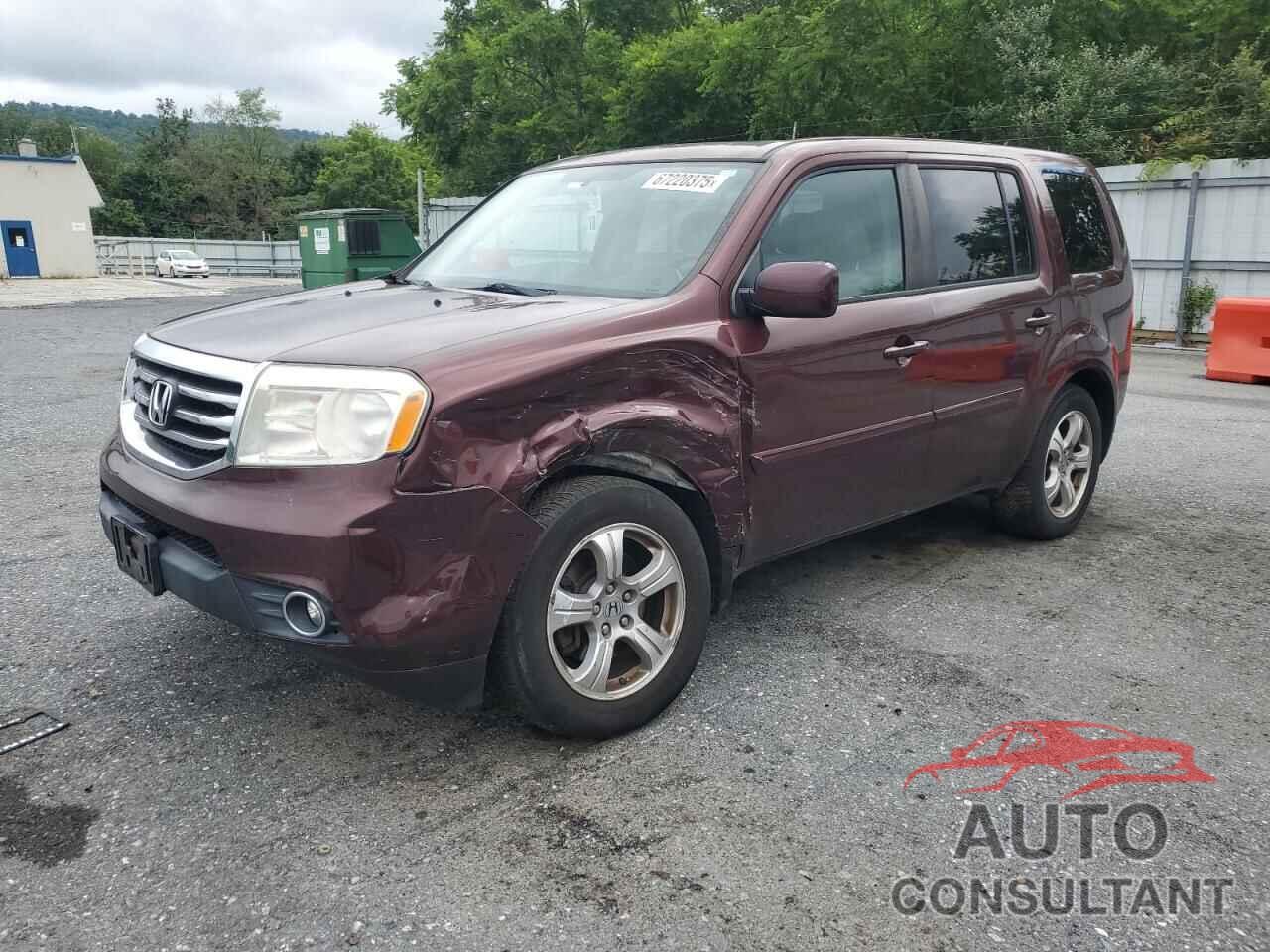 HONDA PILOT 2013 - 5FNYF4H52DB021691