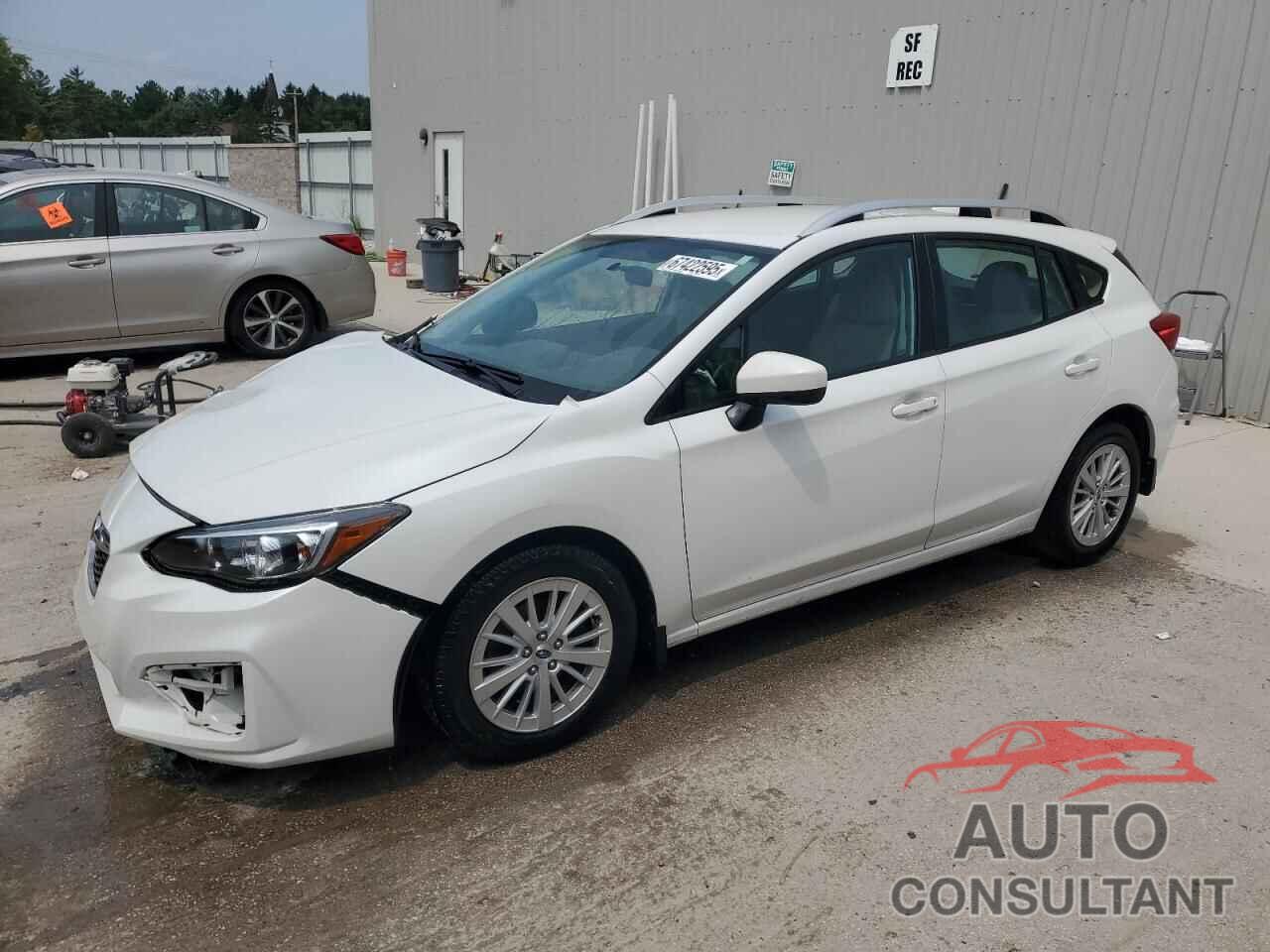 SUBARU IMPREZA 2018 - 4S3GTAB61J3733087