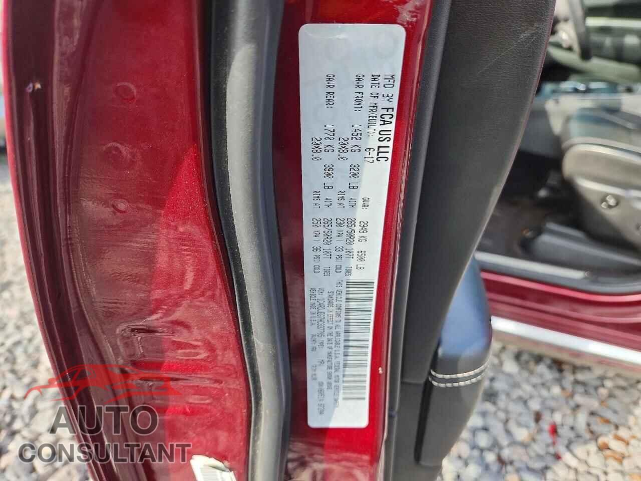 DODGE DURANGO 2017 - 1C4RDJEG7HC937705