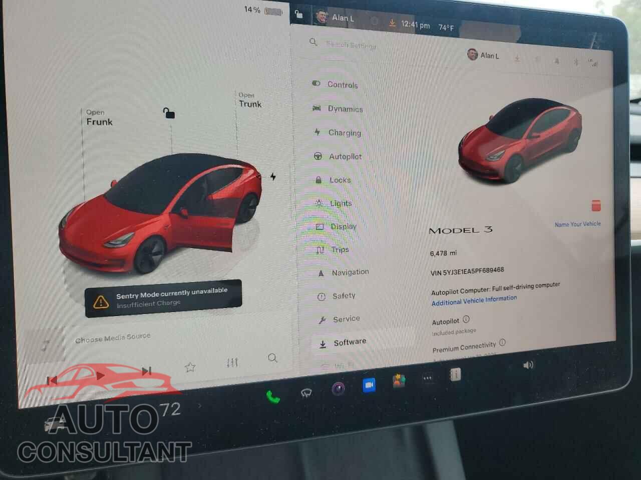 TESLA MODEL 3 2023 - 5YJ3E1EA5PF689468