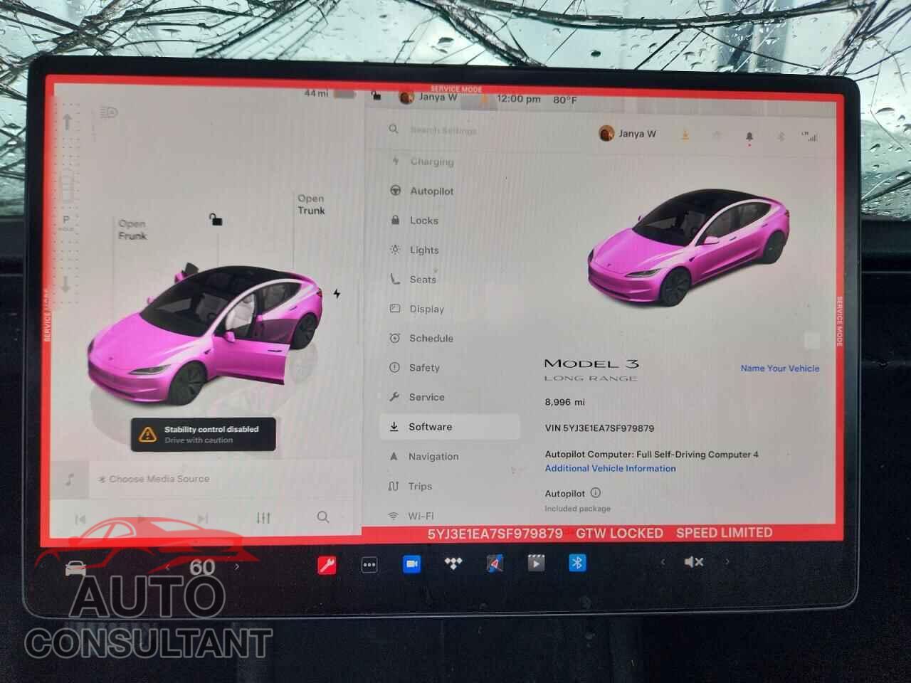TESLA MODEL 3 2025 - 5YJ3E1EA7SF979879