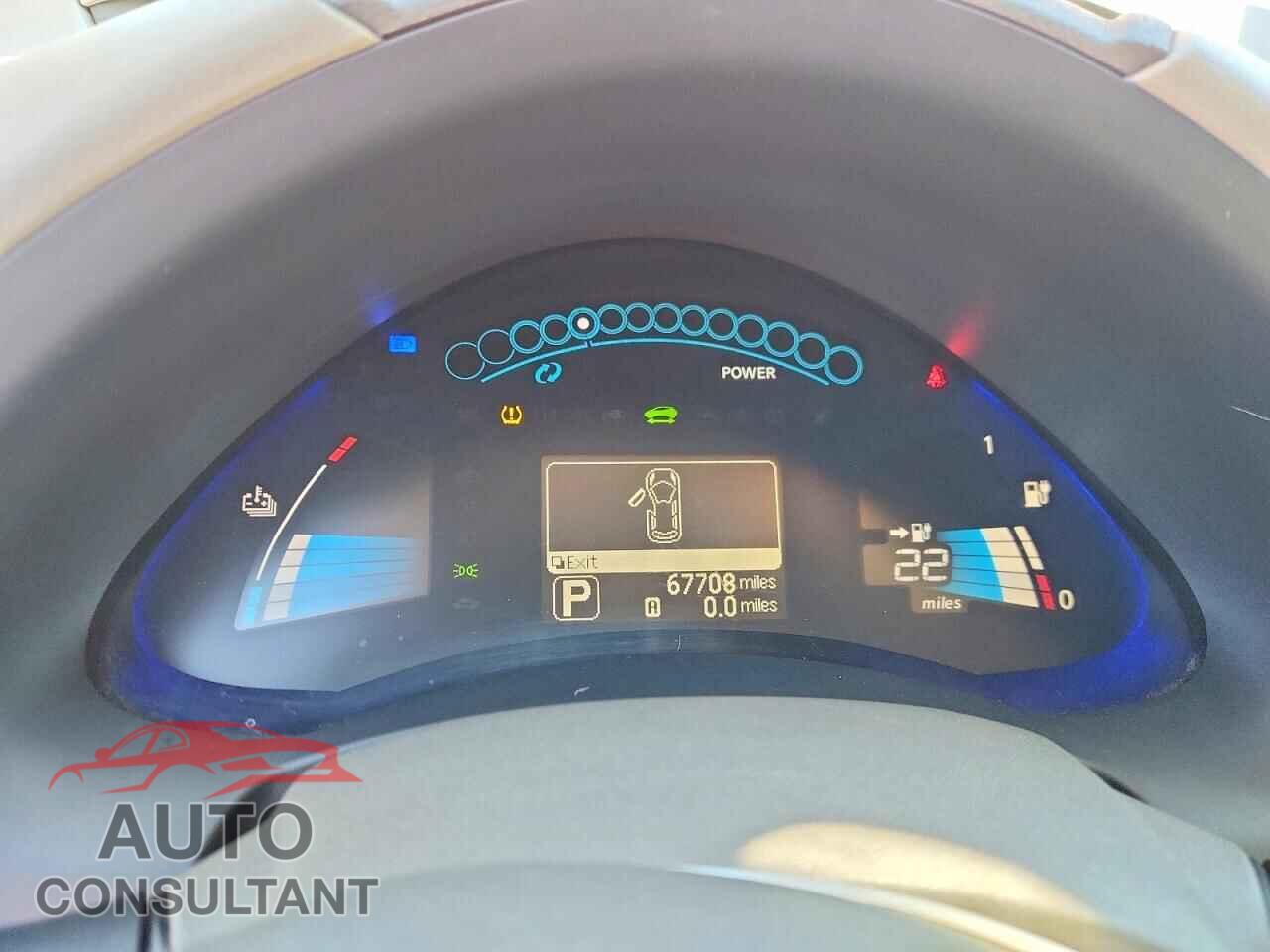 NISSAN LEAF 2011 - JN1AZ0CP8BT006250