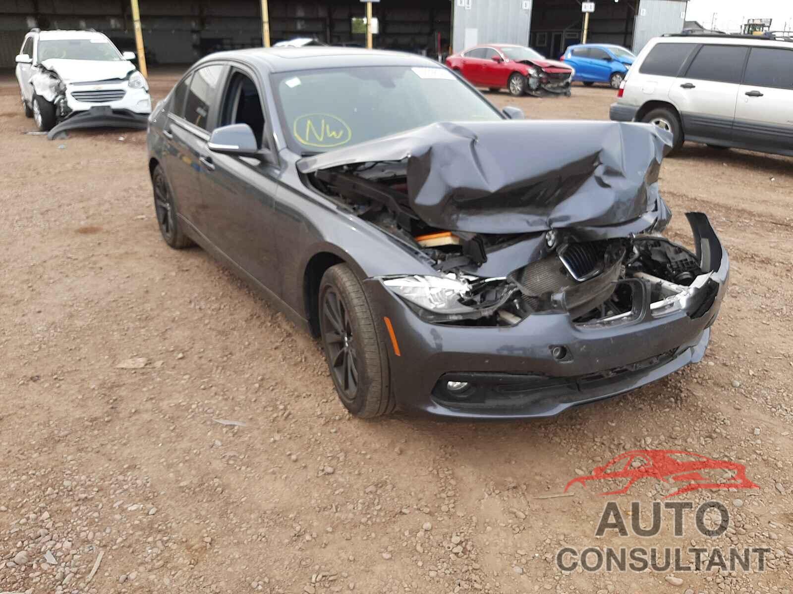 BMW 3 SERIES 2017 - WBA8E1G57HNU12780
