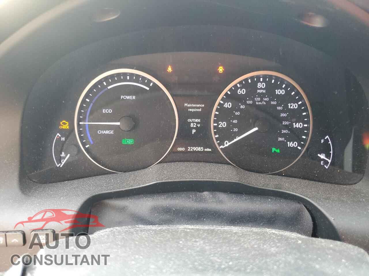 LEXUS ES300 2013 - JTHBW1GG3D2000499