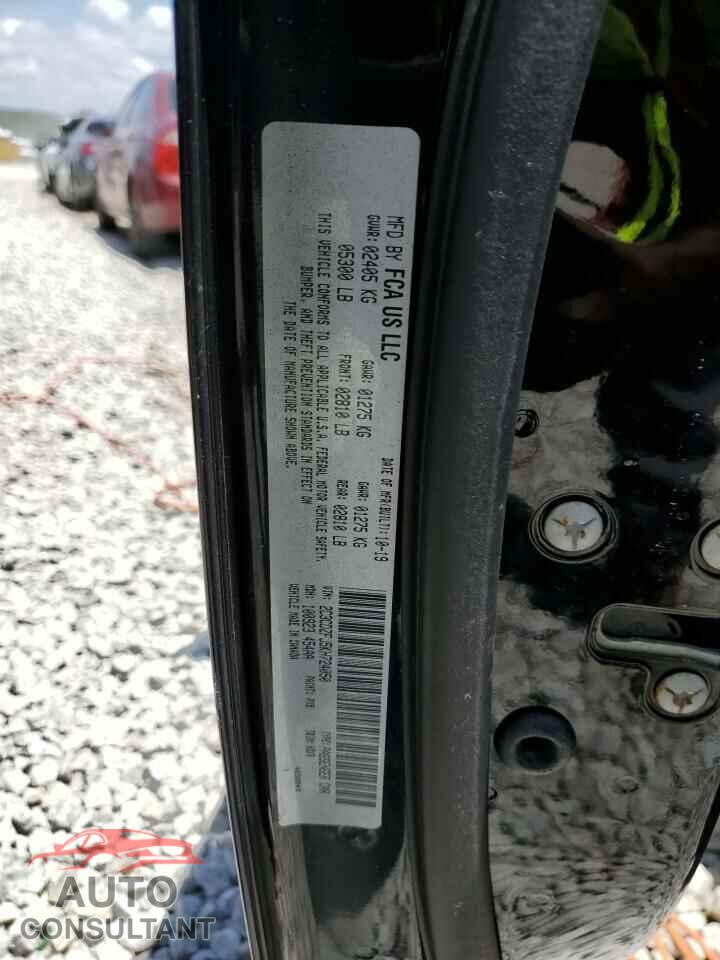 DODGE CHALLENGER 2019 - 2C3CDZFJ5KH724050