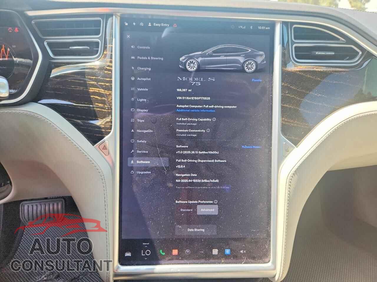 TESLA MODEL S 2016 - 5YJSA1E15GF170525