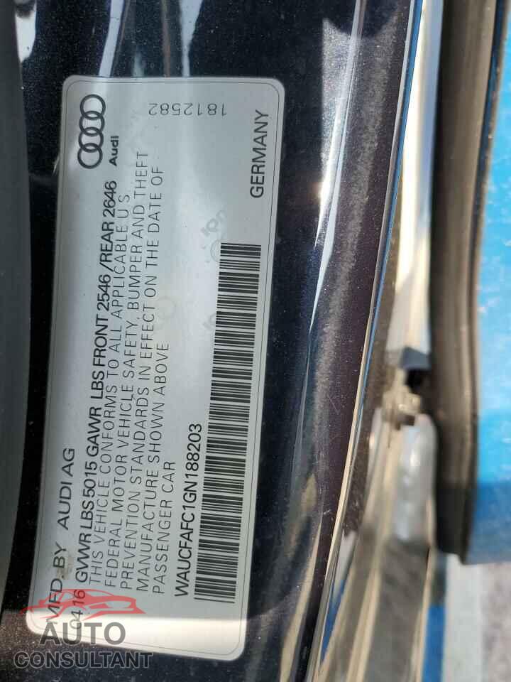 AUDI A6 2016 - WAUCFAFC1GN188203