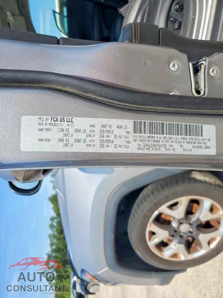JEEP COMPASS 2017 - 3C4NJDCB6HT641529