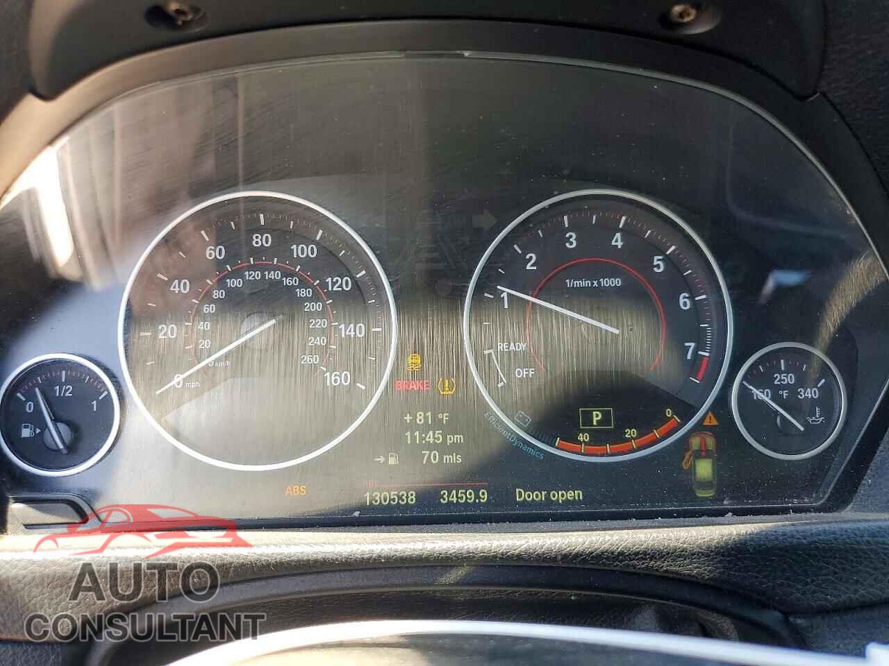 BMW 3 SERIES 2013 - WBA3A9G52DNP36637