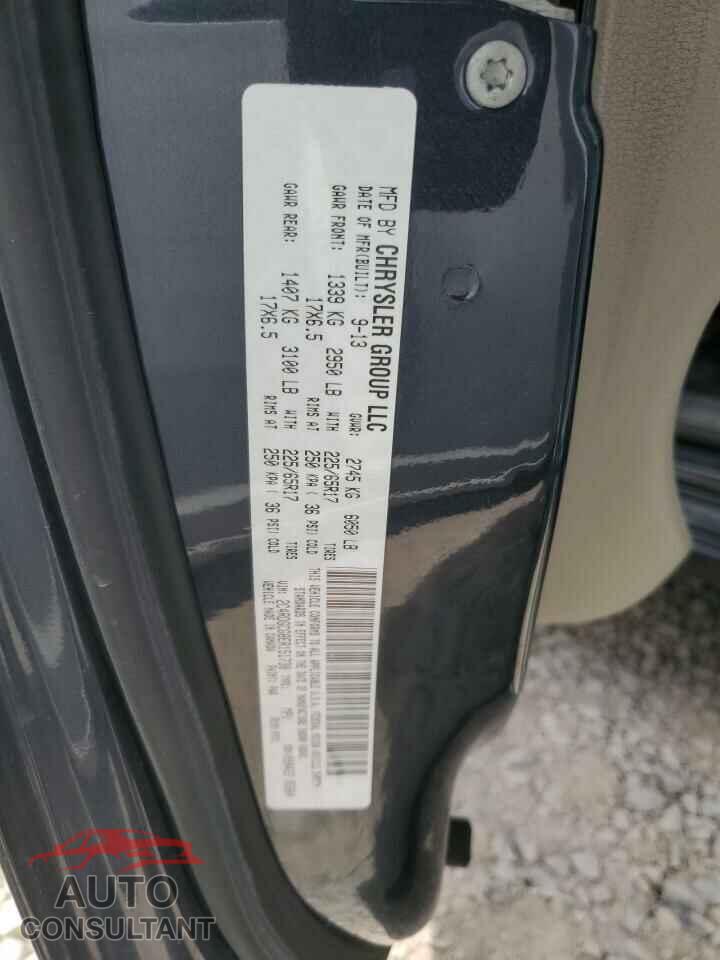 DODGE CARAVAN 2014 - 2C4RDGCG8ER151730
