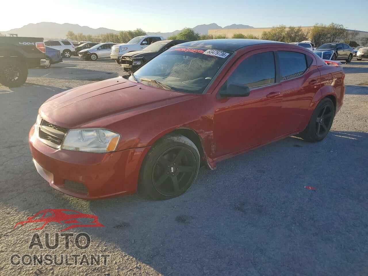 DODGE AVENGER 2013 - 1C3CDZAG7DN531324