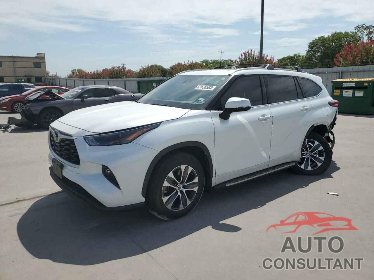 TOYOTA HIGHLANDER 2022 - 5TDGZRAH9NS121627