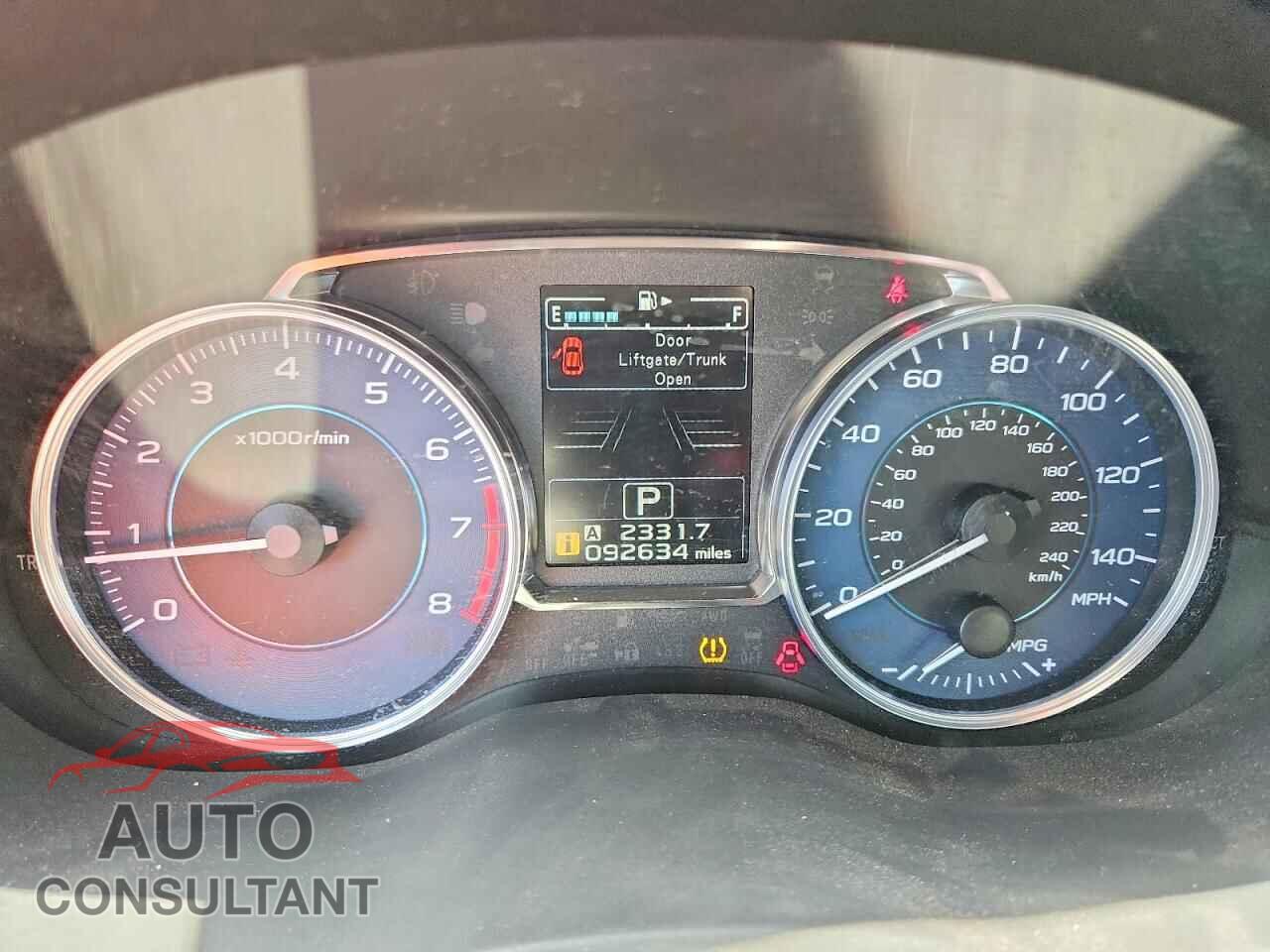 SUBARU IMPREZA 2016 - JF1GJAN60GH016568