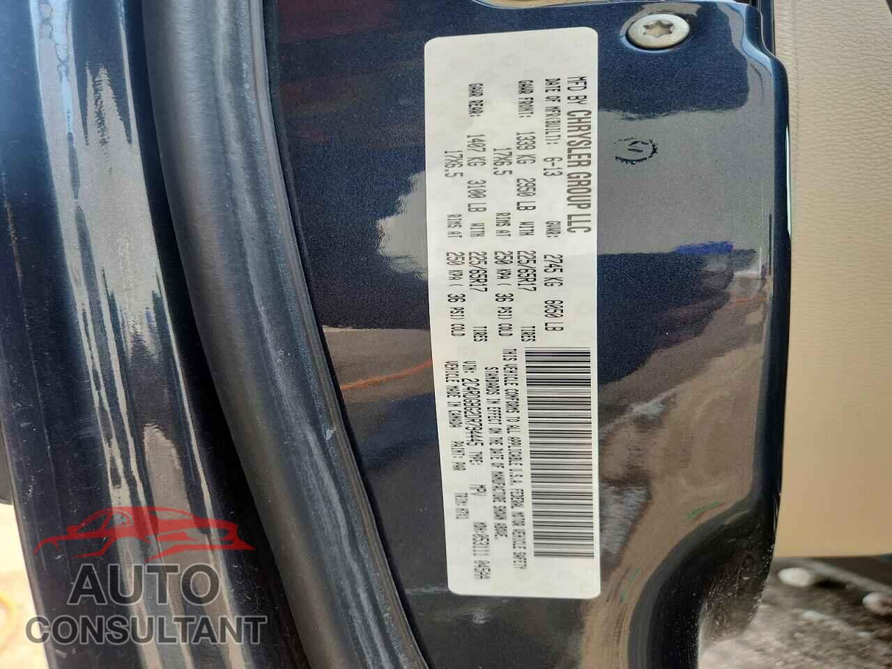 DODGE CARAVAN 2013 - 2C4RDGBG2DR794445