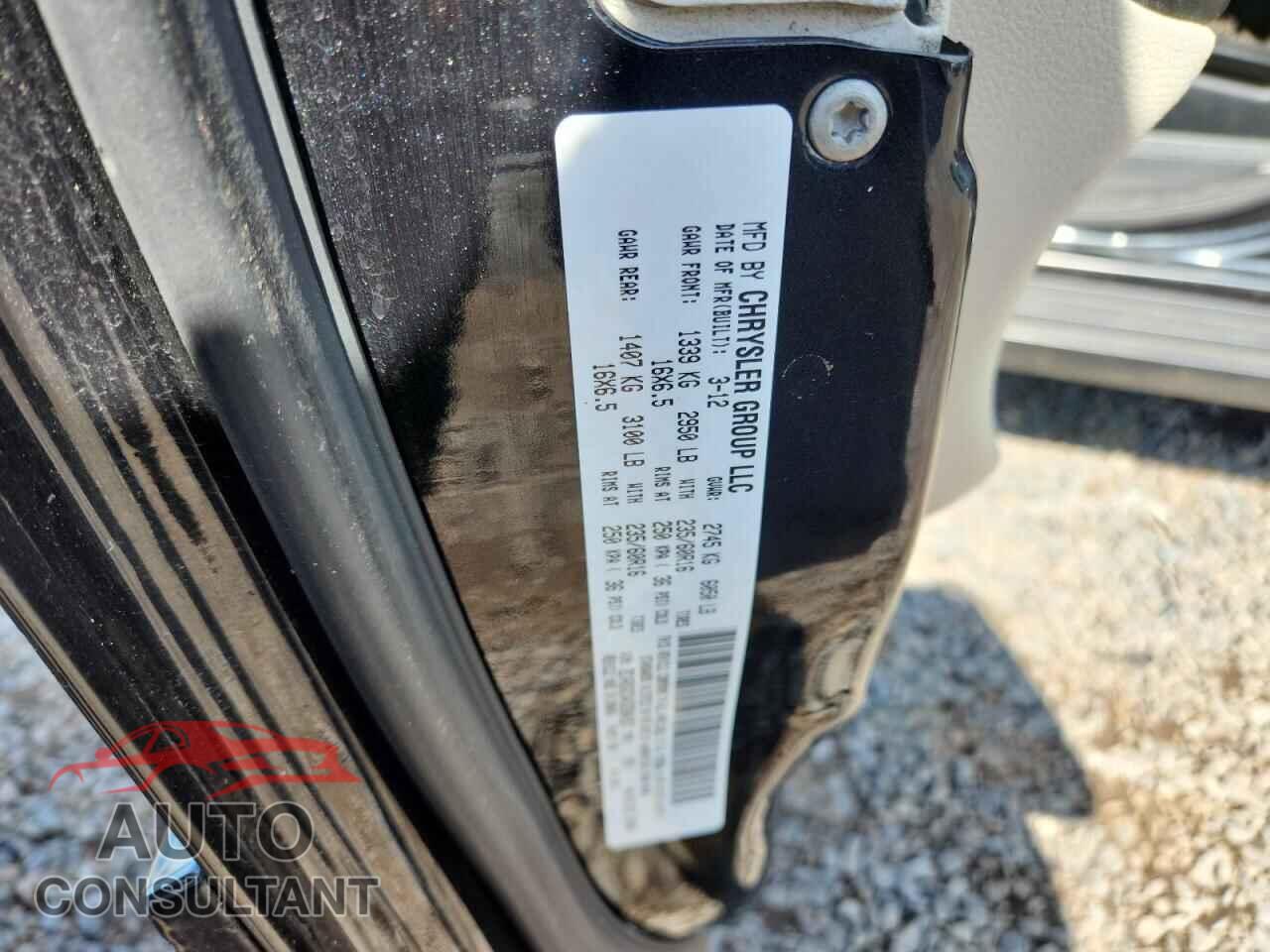 DODGE CARAVAN 2012 - 2C4RDGCG4CR304357