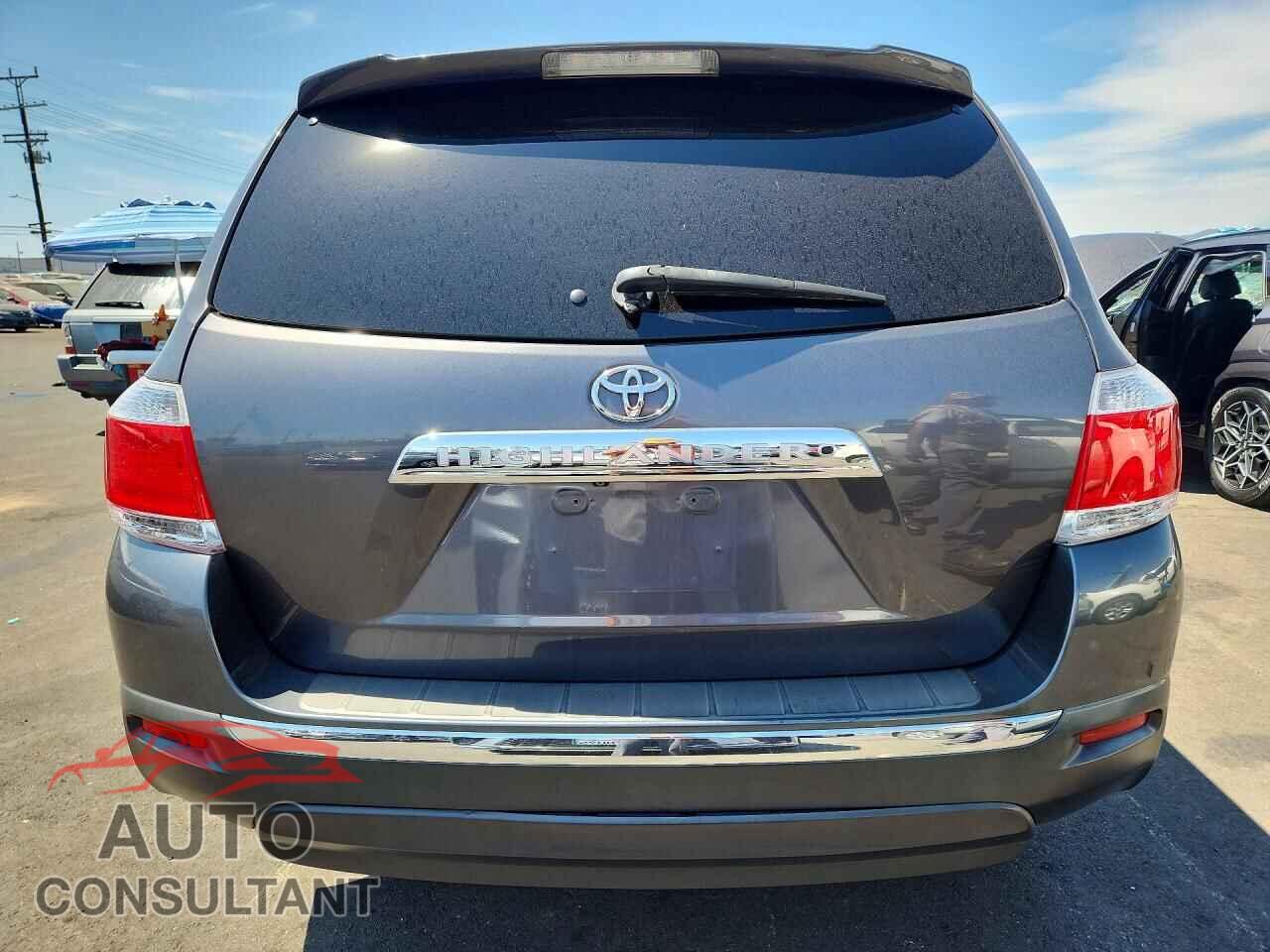 TOYOTA HIGHLANDER 2012 - 5TDZA3EH0CS024014