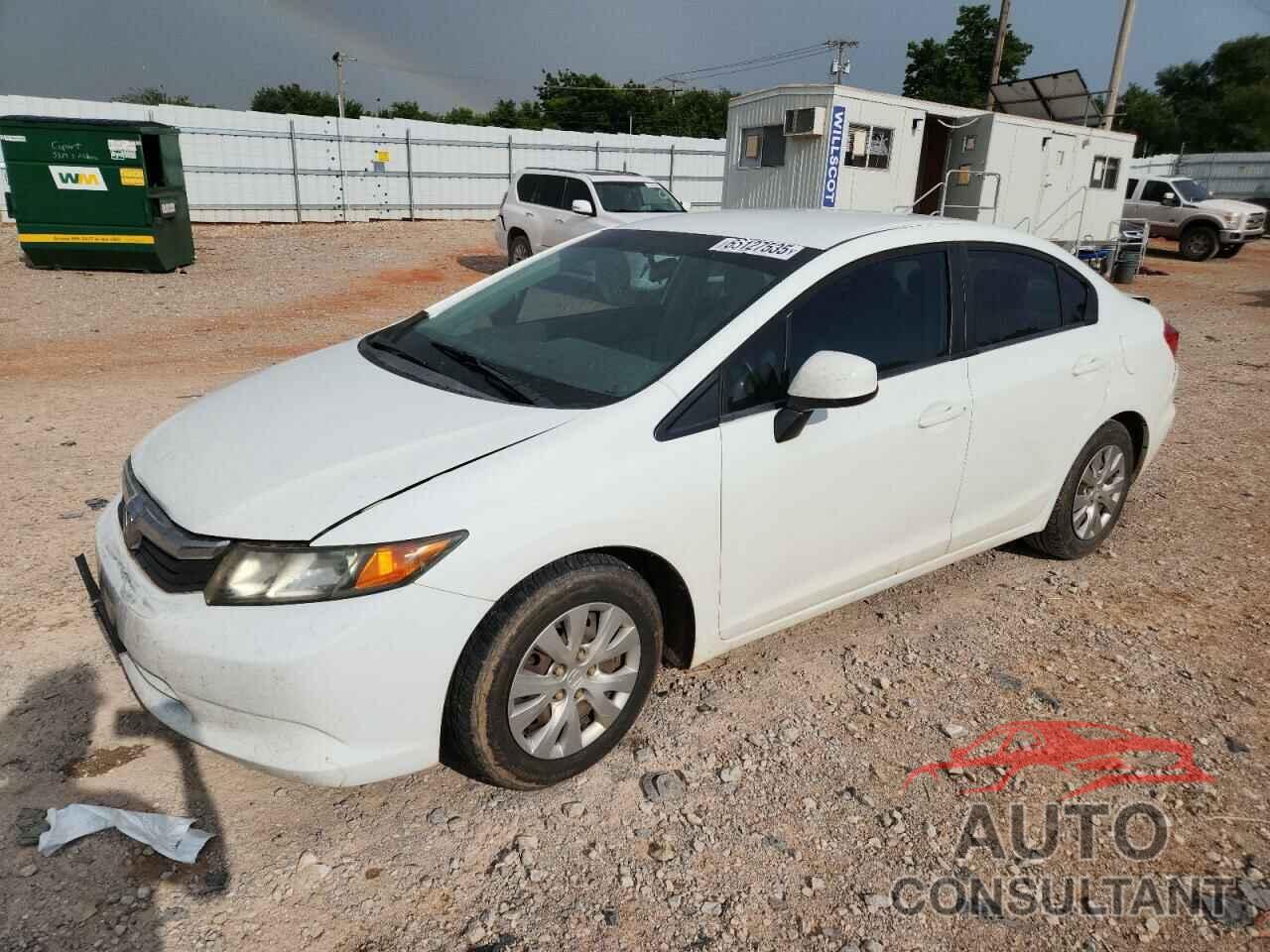 HONDA CIVIC 2012 - 2HGFB2F5XCH310421