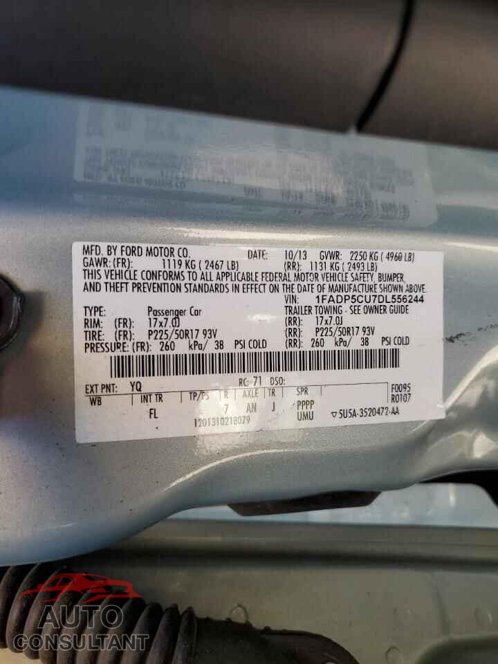 FORD CMAX 2013 - 1FADP5CU7DL556244