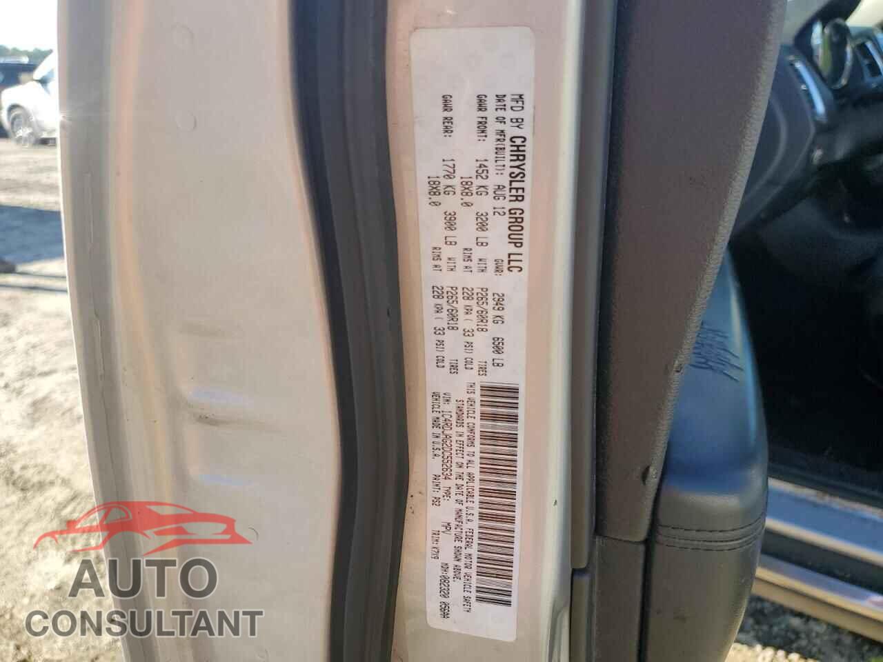 DODGE DURANGO 2013 - 1C4RDJAG2DC552634