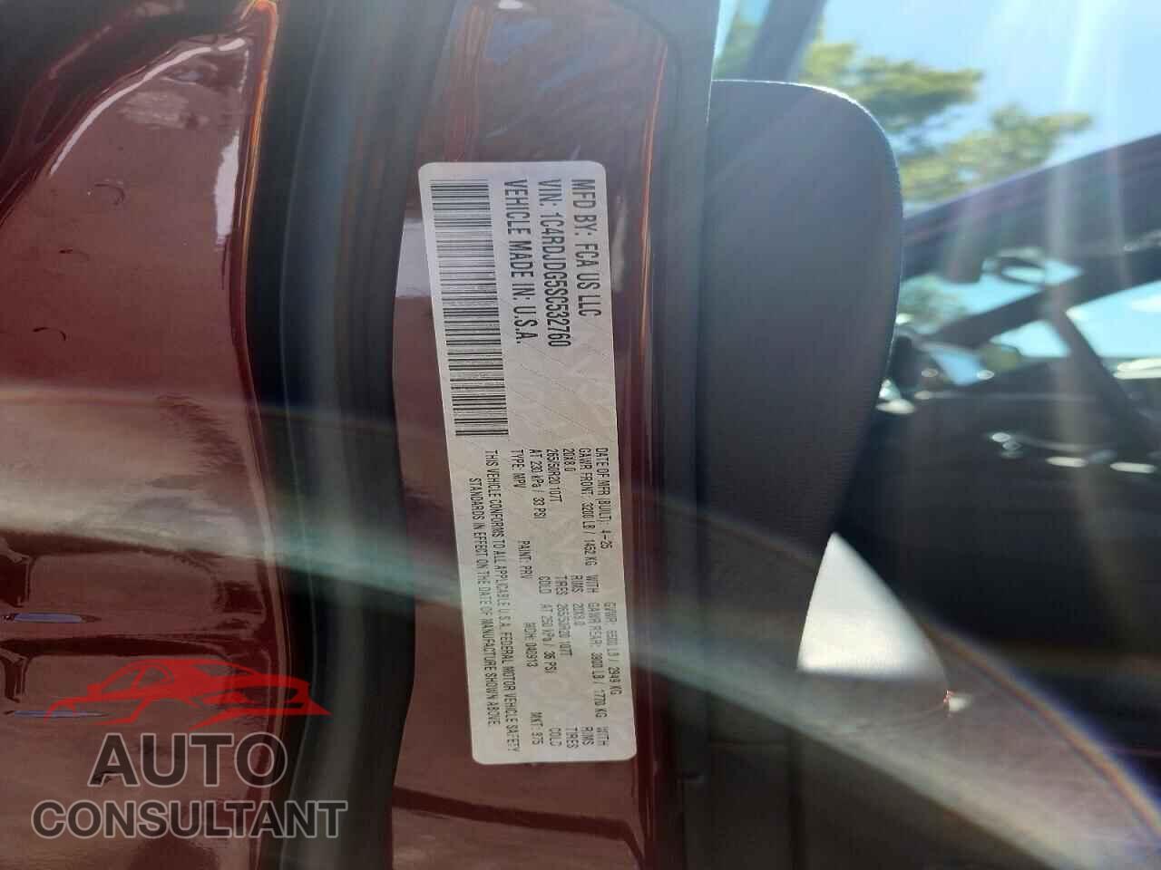 DODGE DURANGO 2025 - 1C4RDJDG5SC532760