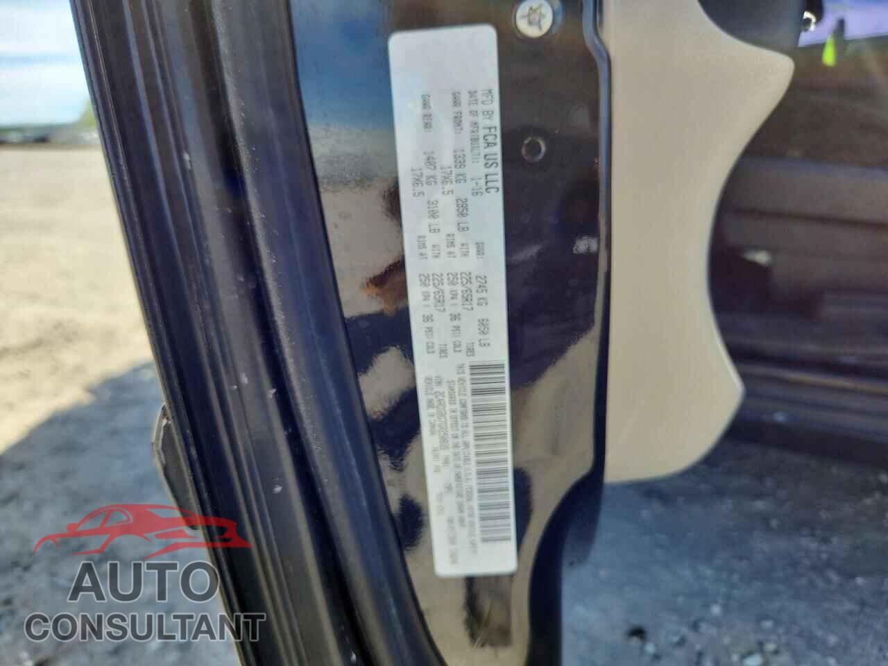DODGE CARAVAN 2016 - 2C4RDGBG7GR250835