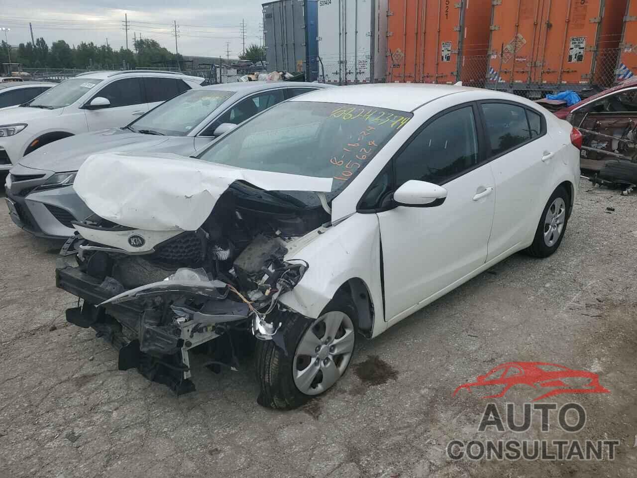 KIA FORTE 2016 - KNAFK4A67G5457445