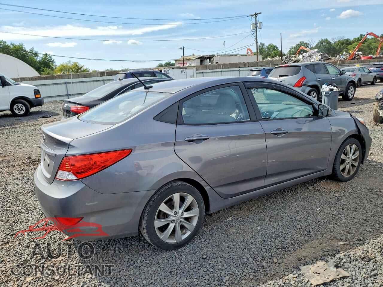 HYUNDAI ACCENT 2014 - KMHCU4AE1EU761375