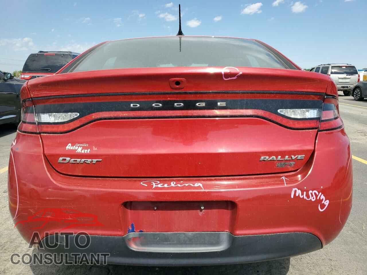 DODGE DART 2013 - 1C3CDFAA9DD332422