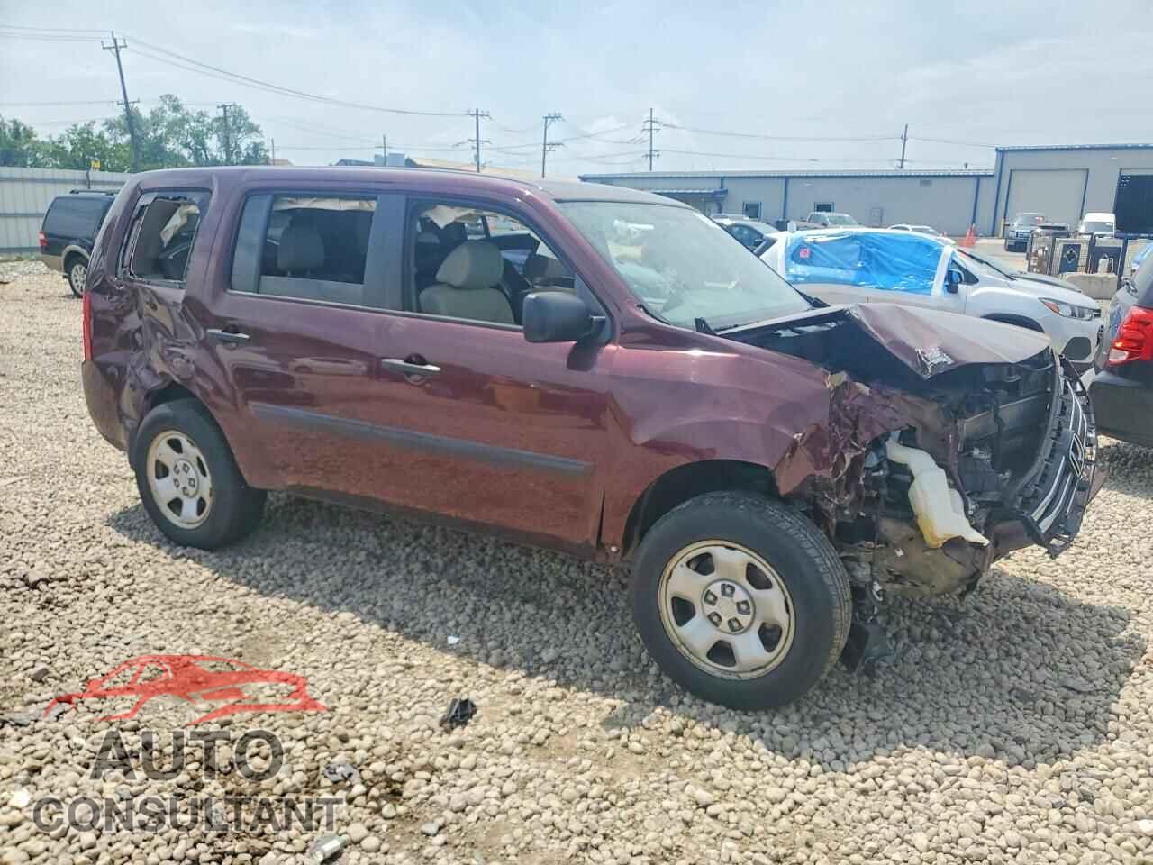 HONDA PILOT 2013 - 5FNYF4H24DB024582