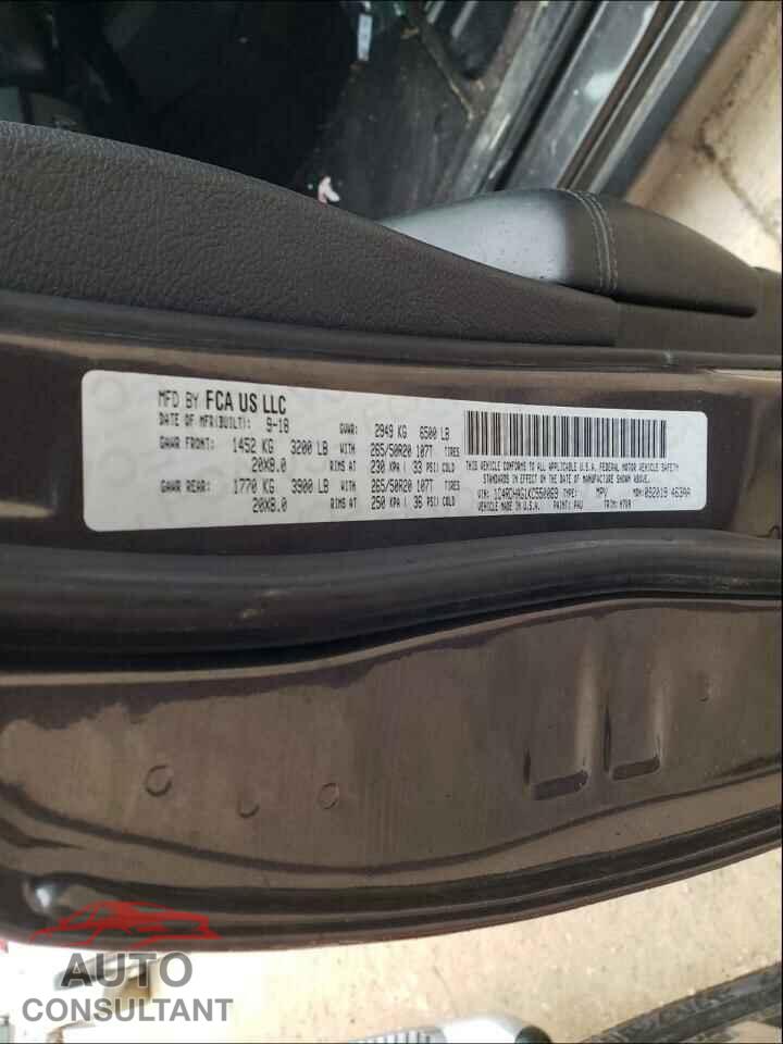 DODGE DURANGO 2019 - 1C4RDHAG1KC550069