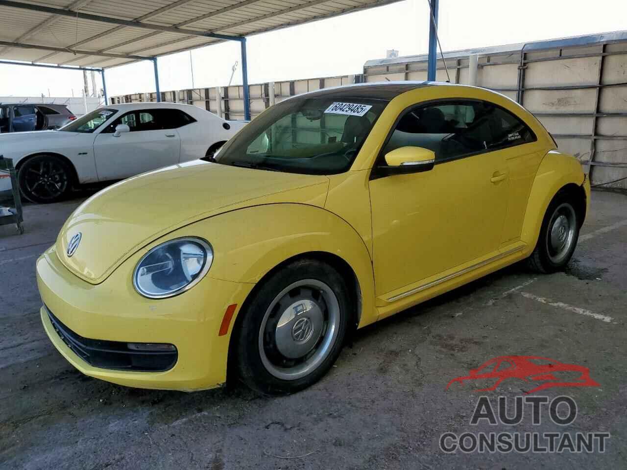 VOLKSWAGEN BEETLE 2012 - 3VWJP7AT5CM609066