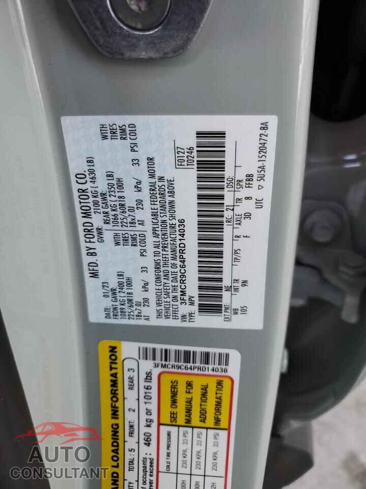 FORD BRONCO 2023 - 3FMCR9C64PRD14036