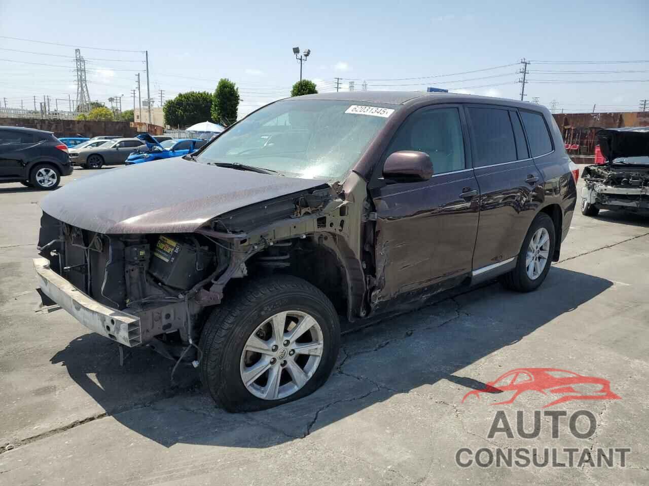 TOYOTA HIGHLANDER 2013 - 5TDZA3EH5DS045863