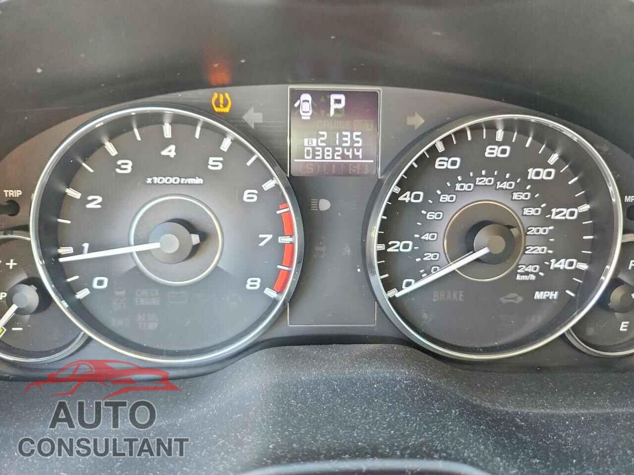 SUBARU OUTBACK 2. 2012 - 4S4BRBCC2C3241590