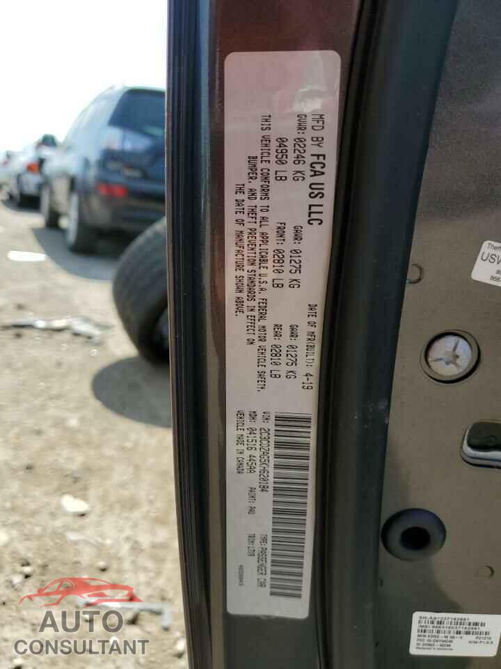 DODGE CHALLENGER 2019 - 2C3CDZAG5KH620184