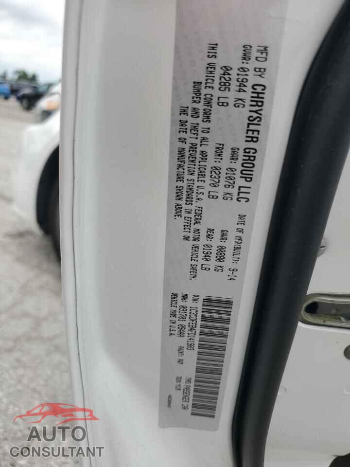 DODGE DART 2015 - 1C3CDFEB4FD141903