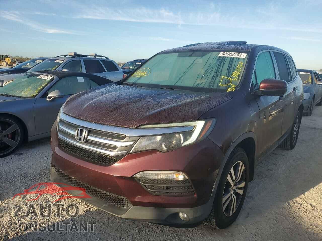 HONDA PILOT 2016 - 5FNYF5H50GB010165