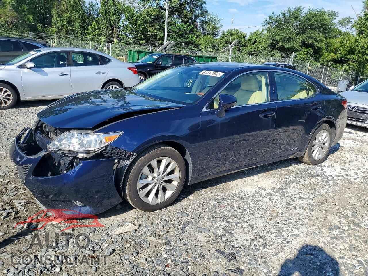 LEXUS ES300 2013 - JTHBW1GG4D2024357