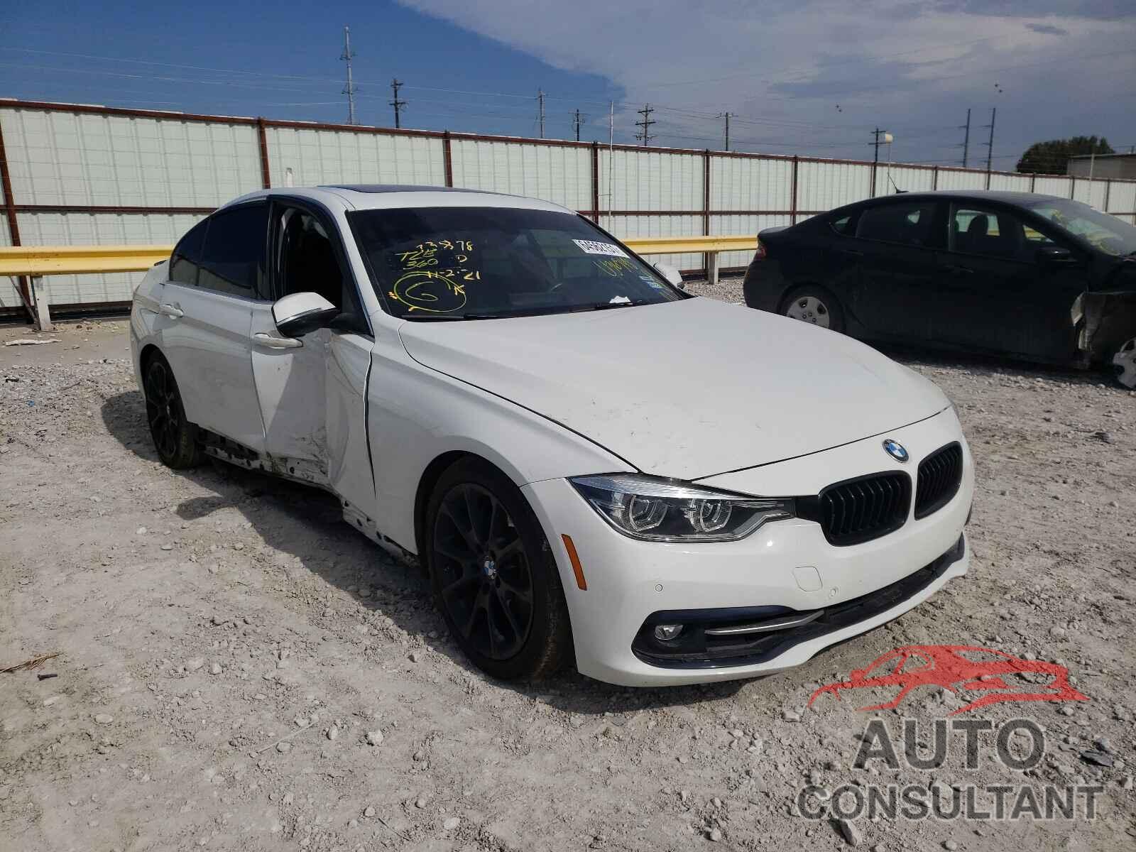 BMW 3 SERIES 2017 - WBA8B3G31HNU36348