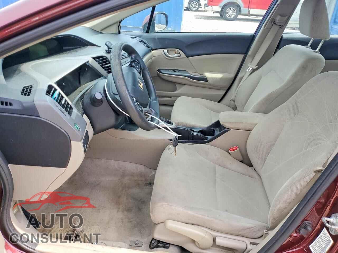 HONDA CIVIC 2012 - 19XFB2F5XCE043825