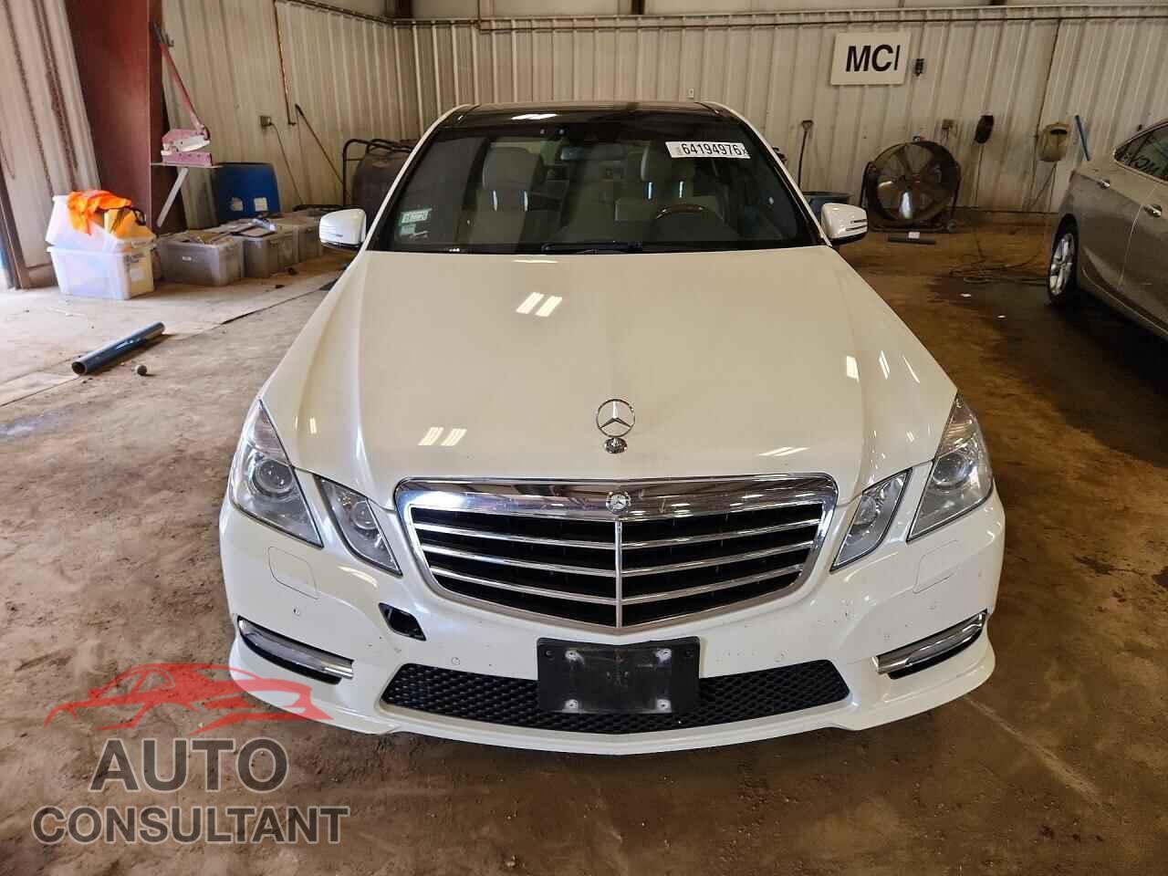 MERCEDES-BENZ E-CLASS 2012 - WDDHF8JB5CA613350