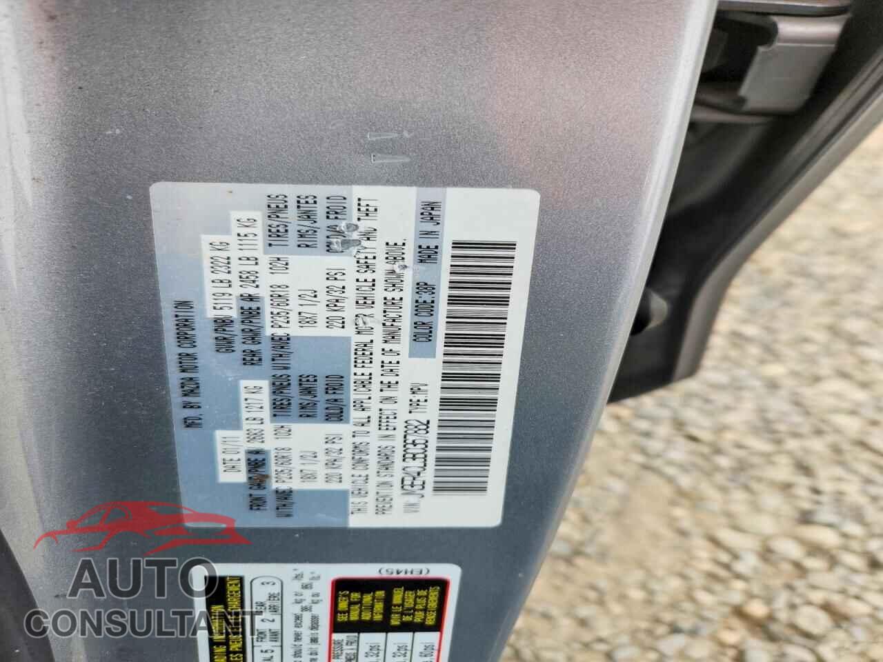MAZDA CX-7 2011 - JM3ER4CL3B0367882