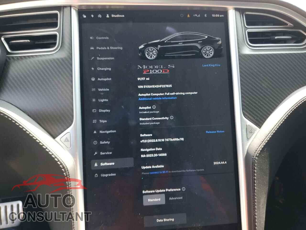 TESLA MODEL S 2017 - 5YJSA1E42HF227825