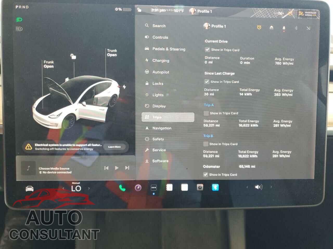 TESLA MODEL 3 2021 - 5YJ3E1EA5MF089643