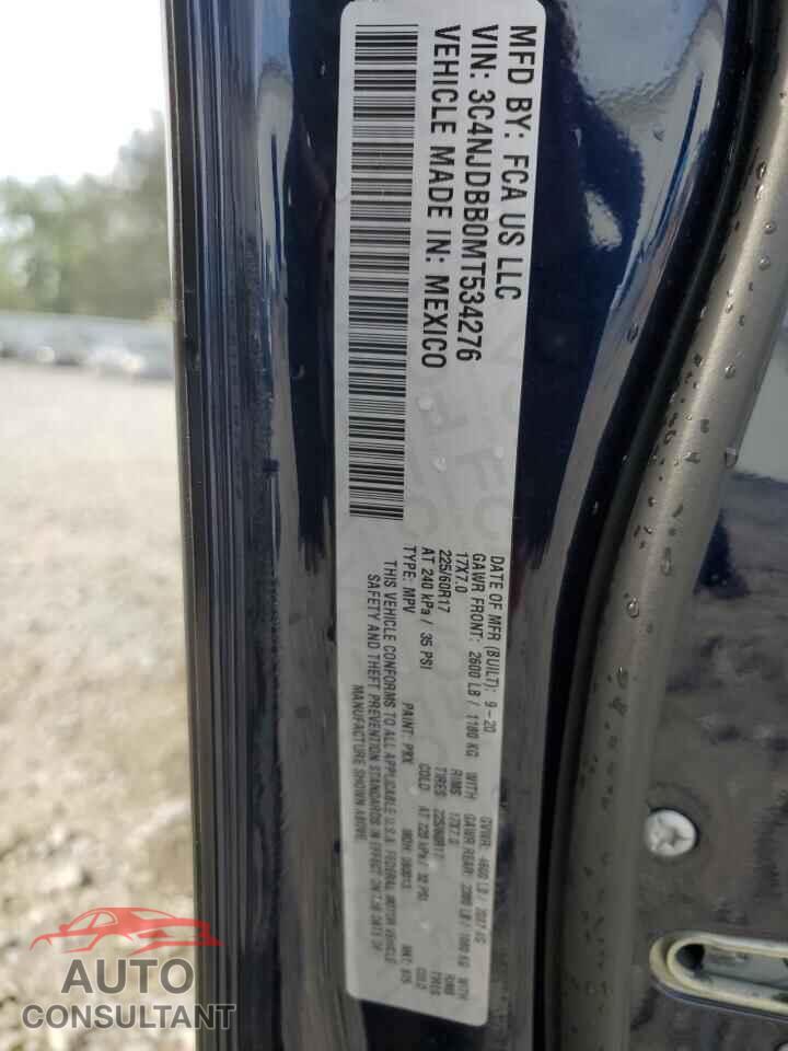 JEEP COMPASS 2021 - 3C4NJDBB0MT534276