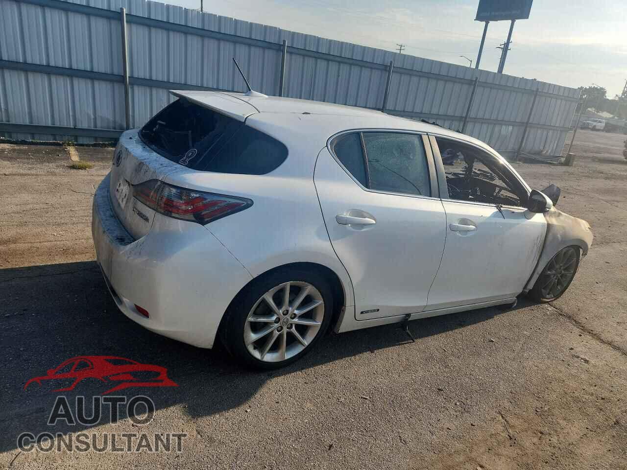 LEXUS CT 200 2012 - JTHKD5BH4C2054115