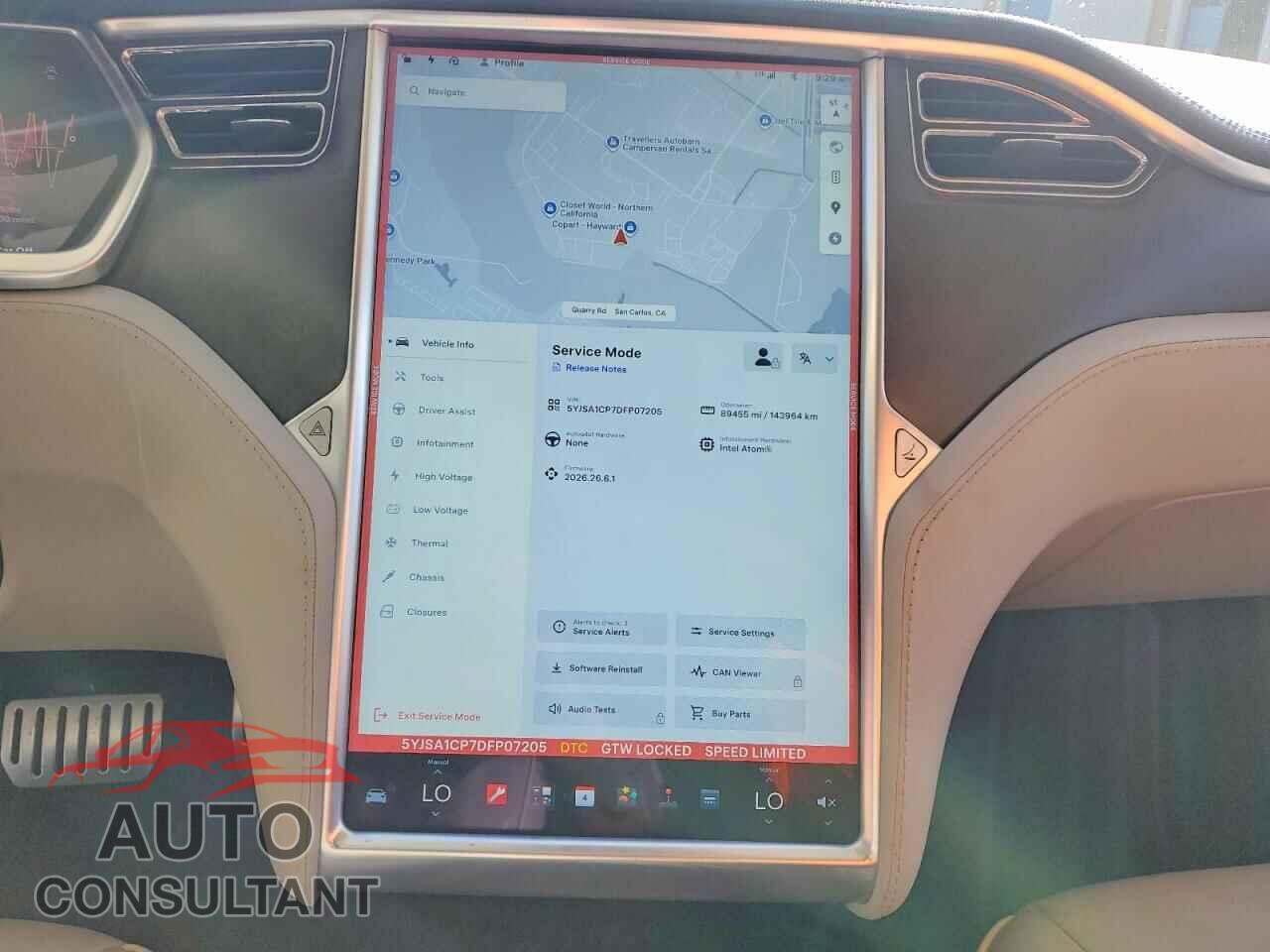 TESLA MODEL S 2013 - 5YJSA1CP7DFP07205